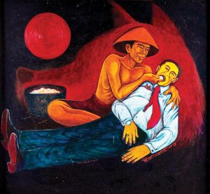 Ketika Seni Lebih Lantang dari Pidato: Review Lukisan Yos Suprapto