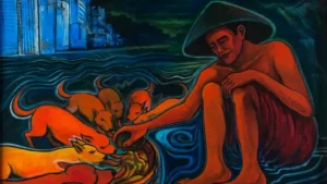 Ketika Seni Lebih Lantang dari Pidato: Review Lukisan Yos Suprapto