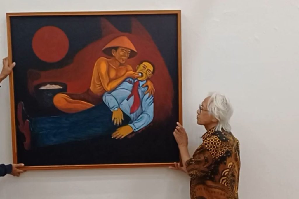 Ketika Seni Lebih Lantang dari Pidato: Review Lukisan Yos Suprapto