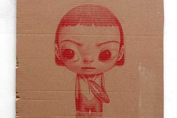 Menatap Kesepian dalam Mata Kecil: Review Lukisan Lonesome Hero #3 karya Roby Dwi Antono