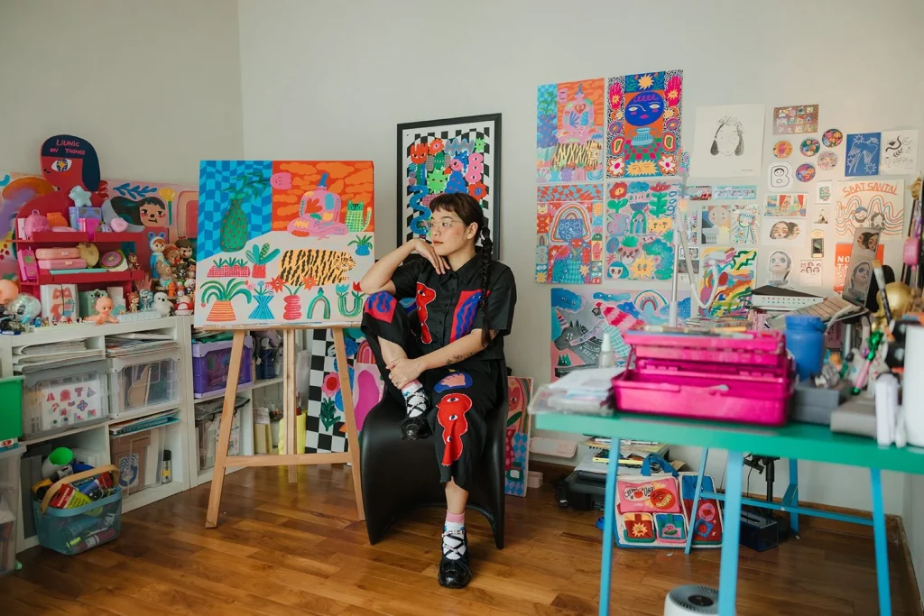 Profil dan Karya Martcellia Liunic, Bangkitkan Emosional Masa Kecil Lewat Doodle